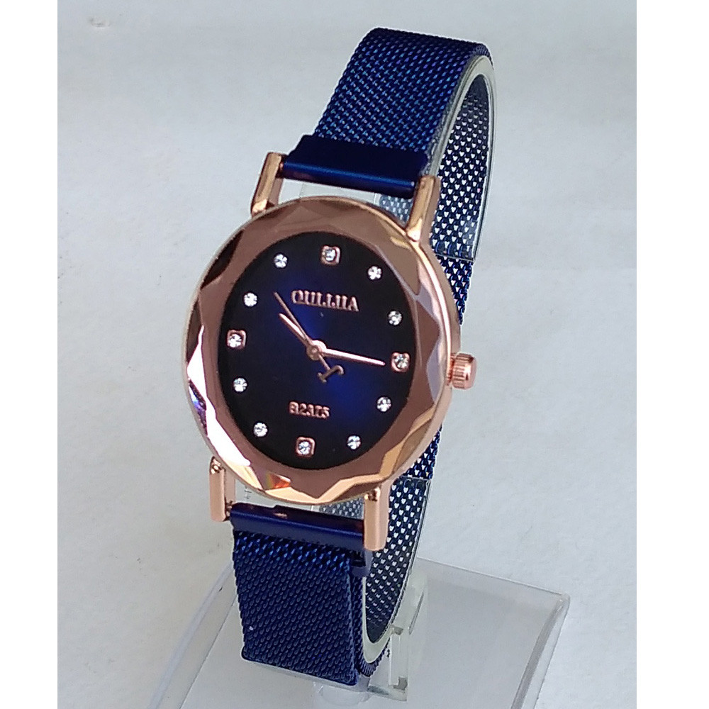 ساعت مچی عقربه ای دخترانه مدل بندحصیری مگنتی ساعت مچی عقربه ای دخترانه مدل بندحصیری مگنتی