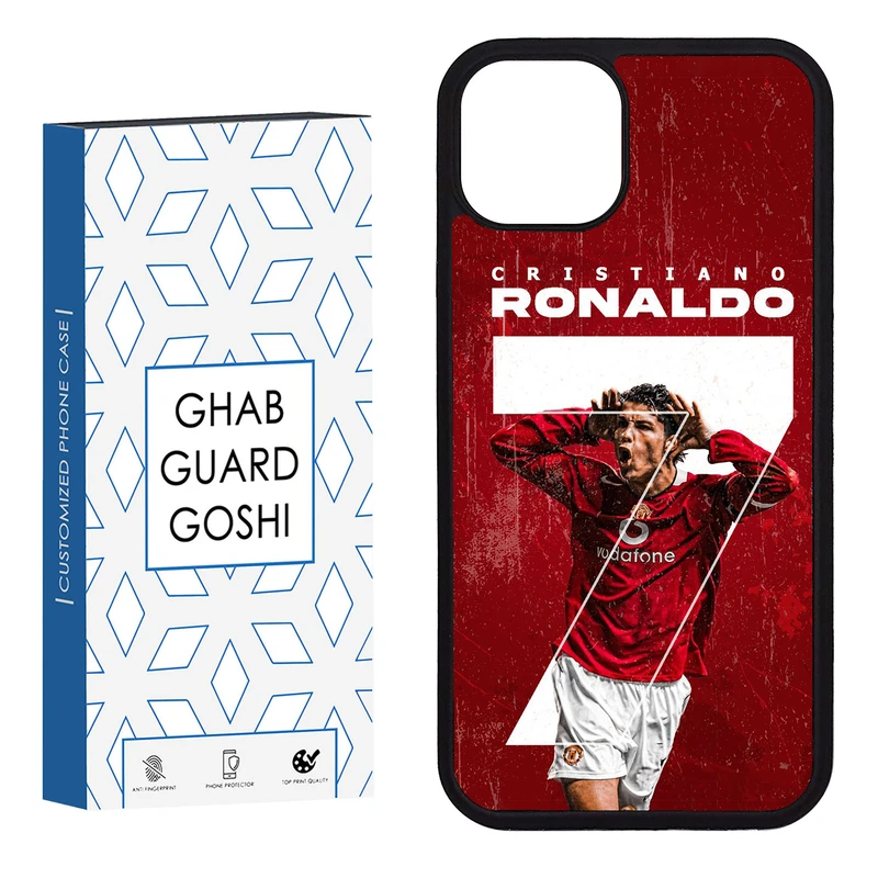 کاور قاب گارد گوشی طرح  رونالدو کد FB-1023 مناسب برای گوشی موبایل اپل iphone 13 / 14  