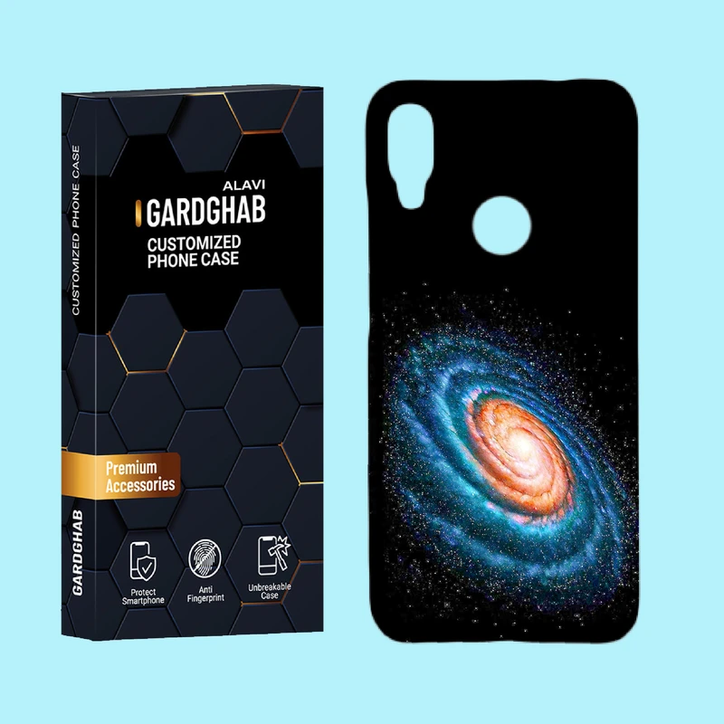 کاور گارد قاب علوی مدل کهکشان مناسب برای گوشی موبایل شیائومی Redmi Note 7 / note 7 Pro