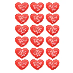 ابزار کادویی مدل قلب فومی مجموعه 18 عددی