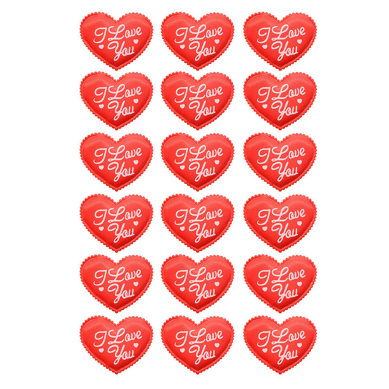 ابزار کادویی مدل قلب فومی مجموعه 18 عددی