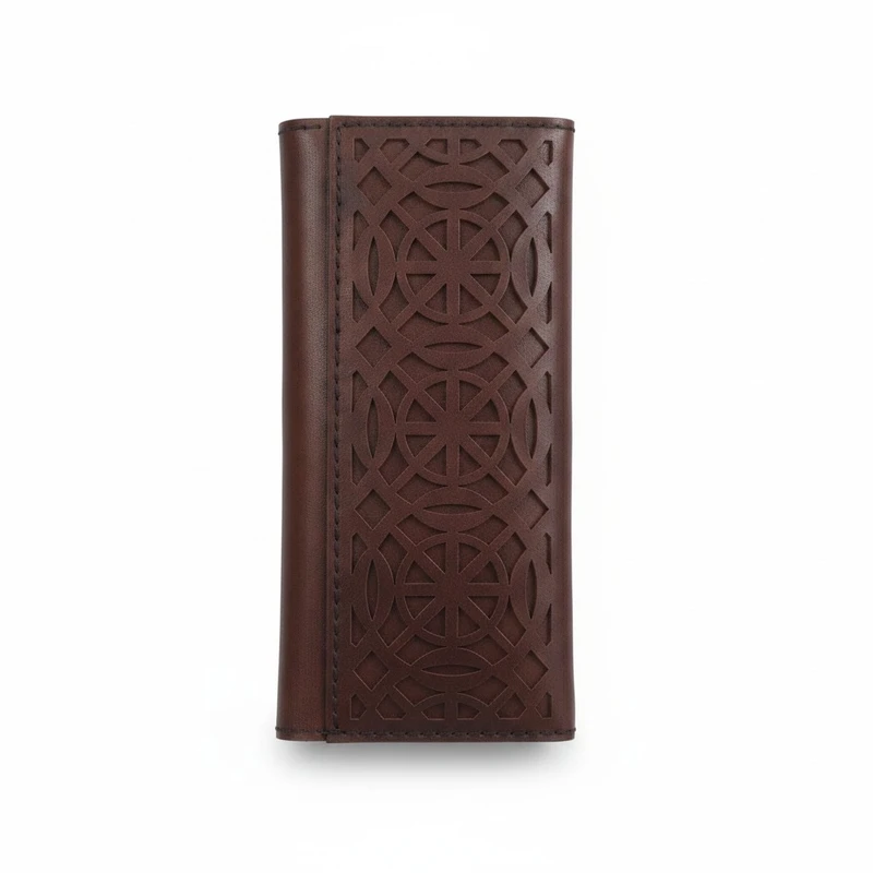 کیف پول چرمی طرح اسلیمی مدل A55