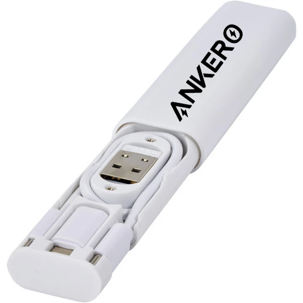 کابل تبدیل USB-C/USB به Lightning/USB-C/Micro USB انکرو مدل A8890 طول 0.3 متر