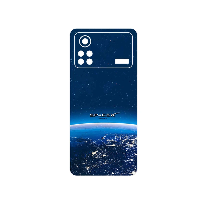 برچسب پوششی ماهوت مدل Space X مناسب برای گوشی موبایل شیائومی Poco X4 Pro 5G
