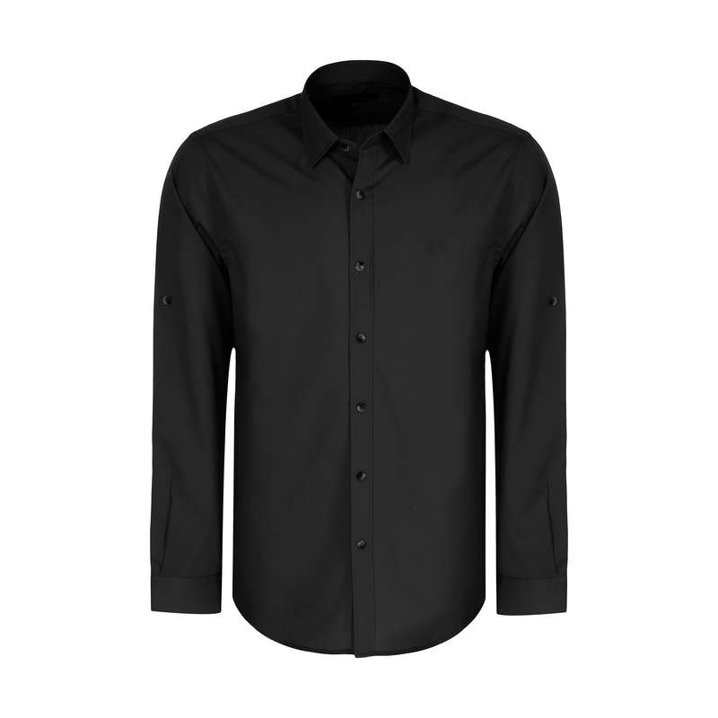 پیراهن آستین بلند مردانه پاتن جامه مدل 102721000413846 رنگ مشکی