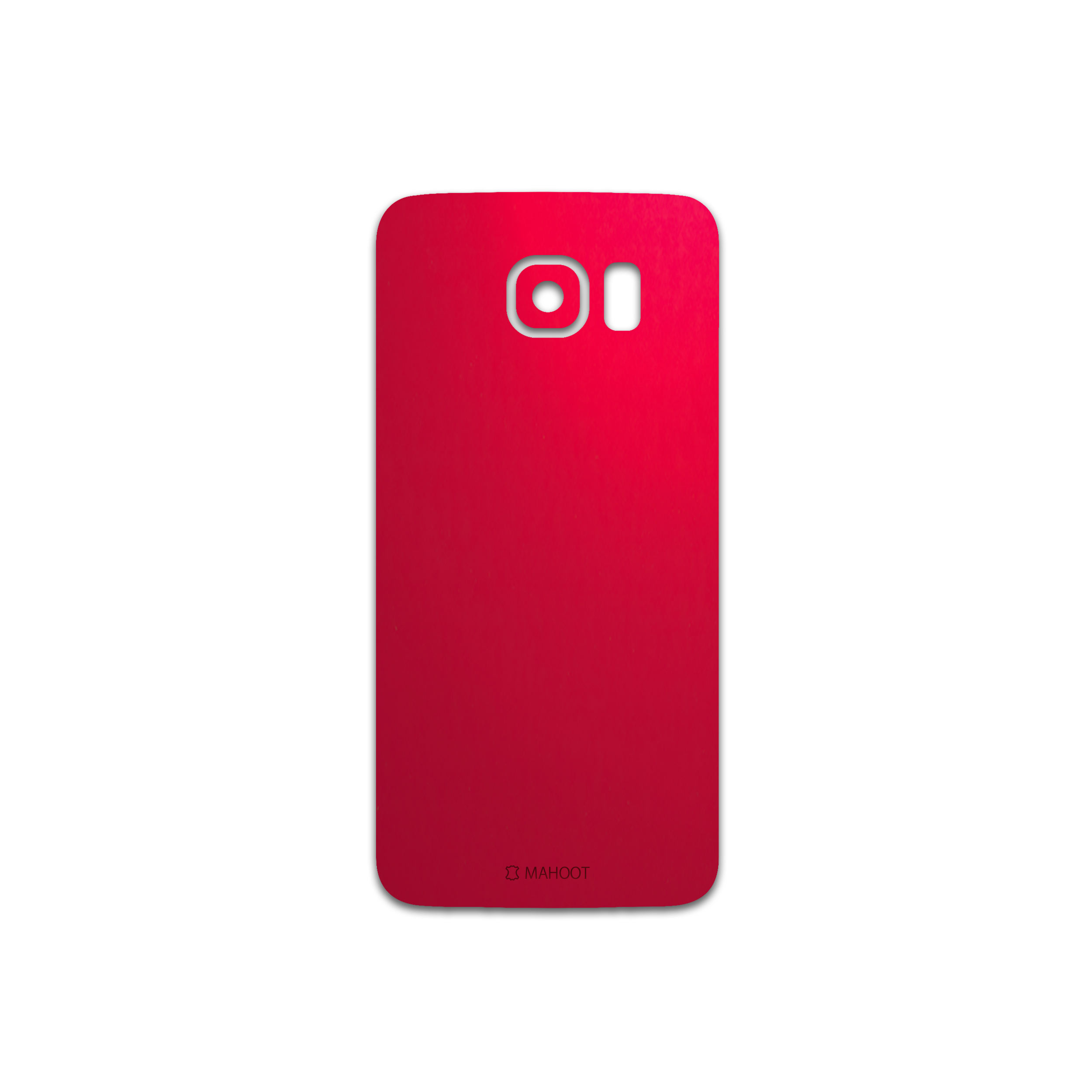 برچسب پوششی ماهوت مدل Matte-Warm-Red مناسب برای گوشی موبایل سامسونگ Galaxy S6