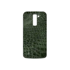 MAHOOT Green-Crocodile-Leather Cover Sticker for LG K10