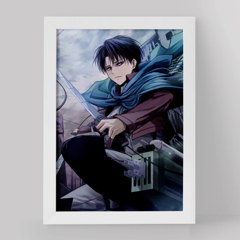 تابلو خندالو مدل لیوای و میکاسا انیمه اتک آن تایتان کد 10983