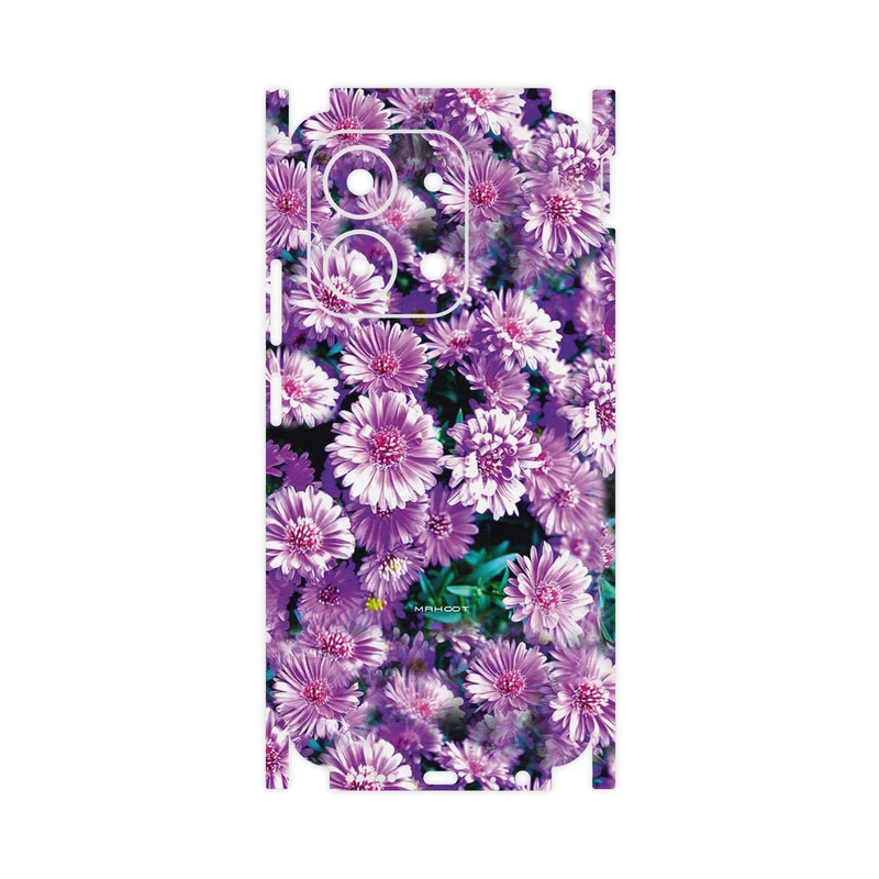 برچسب پوششی ماهوت مدل Purple_Flower-FullSkin مناسب برای گوشی موبایل شیائومی Redmi 15C 4G