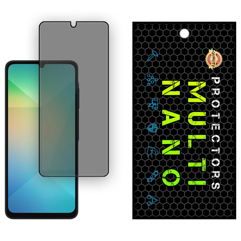 محافظ صفحه نمایش حریم شخصی مولتی نانو مدل Privacy مناسب برای گوشی موبایل سامسونگ Galaxy A06