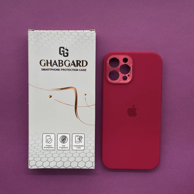 کاور قاب گارد مدل سیلیکونی ساده مناسب برای گوشی موبایل اپل iPhone 12 Pro Max