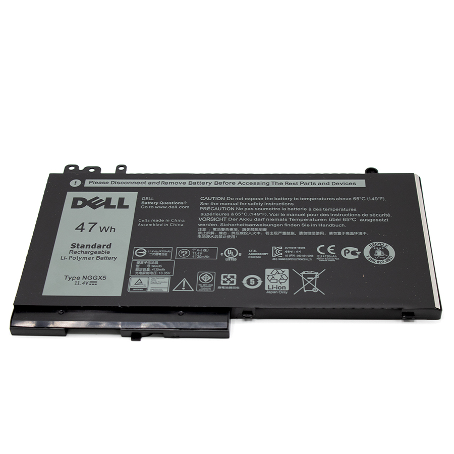 باتری لپ تاپ 3 سلولی دل مدل NGGX5 مناسب برای لپ تاپ دل E5270 