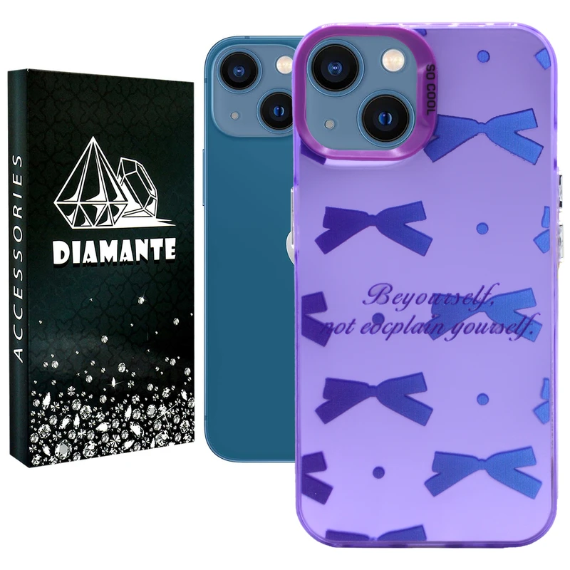 کاور دیامانته مدل Papillon Bk مناسب برای گوشی موبایل اپل iPhone 13