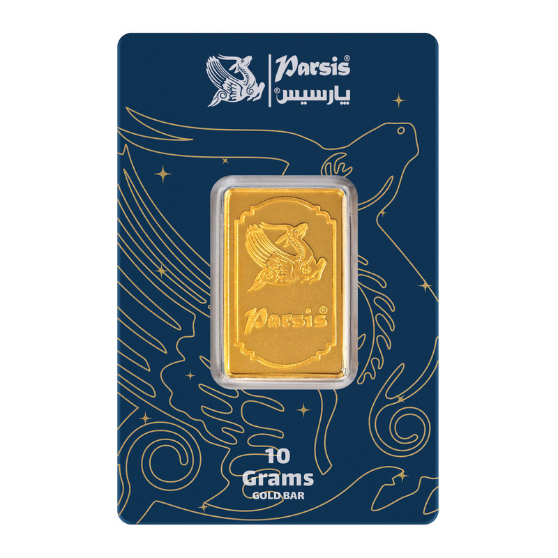 شمش طلا 24 عیار پارسیس مدل a-pr-10