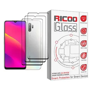 Ricoo Ricoo Glass MIX003 Screen Protector For Oppo A11 Pack Of 3
