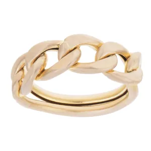 انگشتر طلا 18 عیار زنانه با طرح کارتیه مایا ماهک مدل MR0258 سایز 56