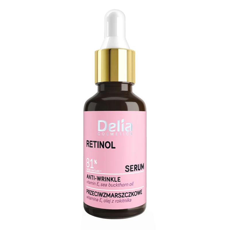 سرم لایه‌بردار پوست دلیا مدل Retinol مناسب برای انواع پوست حجم 30 میلی لیتر