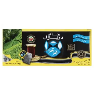 چای کیسه ای ارل گری دو غزال - بسته 25 عددی