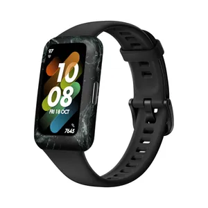 برچسب ماهوت طرح Graphite_Green_Marble مناسب برای ساعت هوشمند هوآوی Band 7