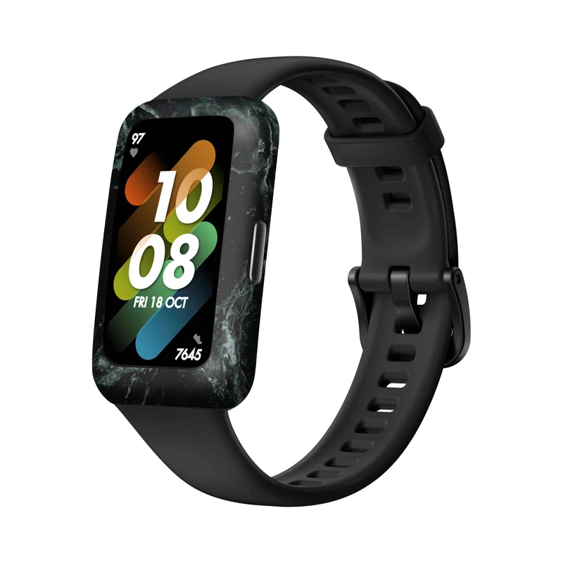 برچسب ماهوت طرح Graphite_Green_Marble مناسب برای ساعت هوشمند هوآوی Band 7