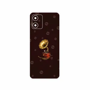 MAHOOT Gramophone Nostalgia Cover Sticker for Motorola Moto E13