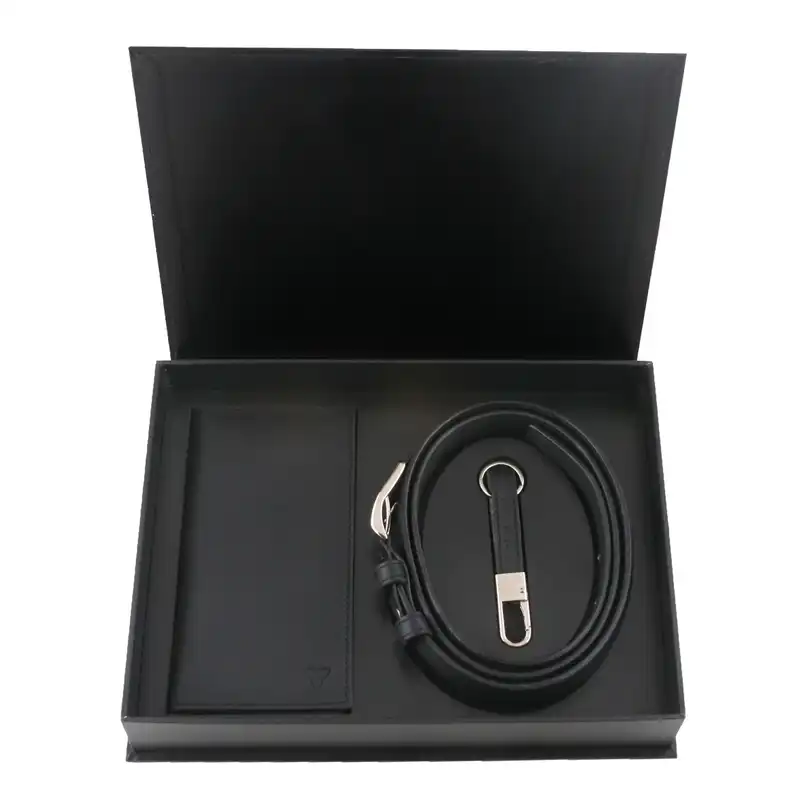 ست هدیه مردانه چرم یلسان مدل پارلا کد KIA-KAM-024-GS