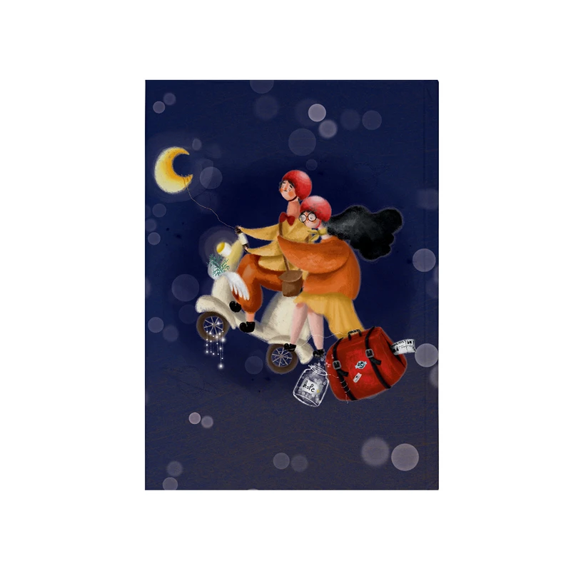 دفتر مشق 100 برگ طرح فانتزی مدل دخترانه کد 12