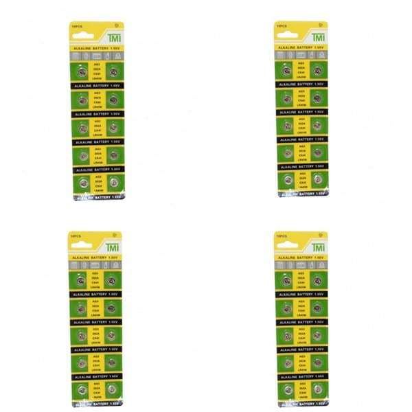 باتری ساعتی تی ام آی مدل AG3 LR41 392 بسته 40 عددی