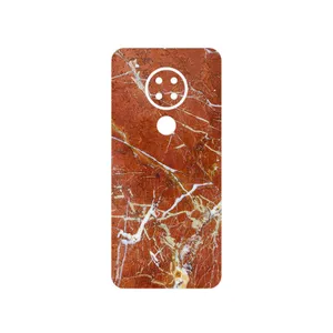 MAHOOT Red Marble Cover Sticker for Nokia 7.2