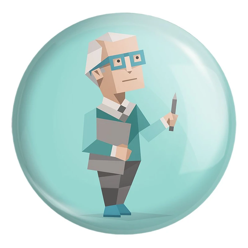 پیکسل خندالو طرح تایپ شخصیتی بازپرس ISTJ کد 7715 مدل بزرگ