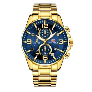 ساعت مچی عقربه‌ای مردانه مینی فوکوس مدل 0278BLU