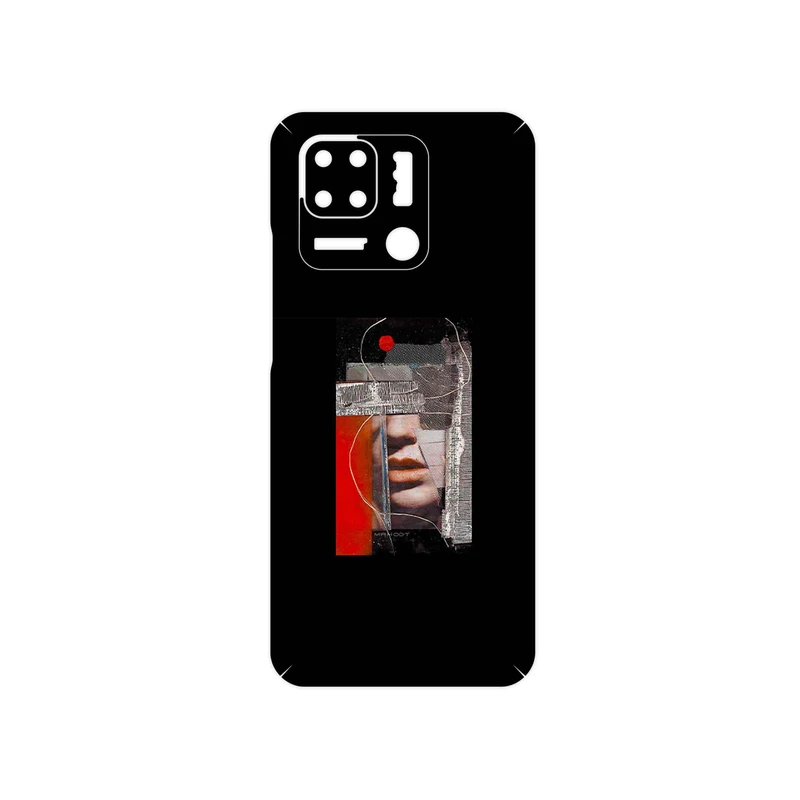 برچسب پوششی ماهوت مدل Collage of Mouth مناسب برای گوشی موبایل شیائومی Redmi 10 Power