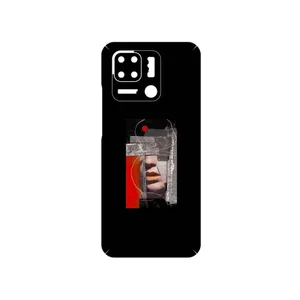 MAHOOT Collage of Mouth Cover Sticker for Xiaomi Redmi 10 Power