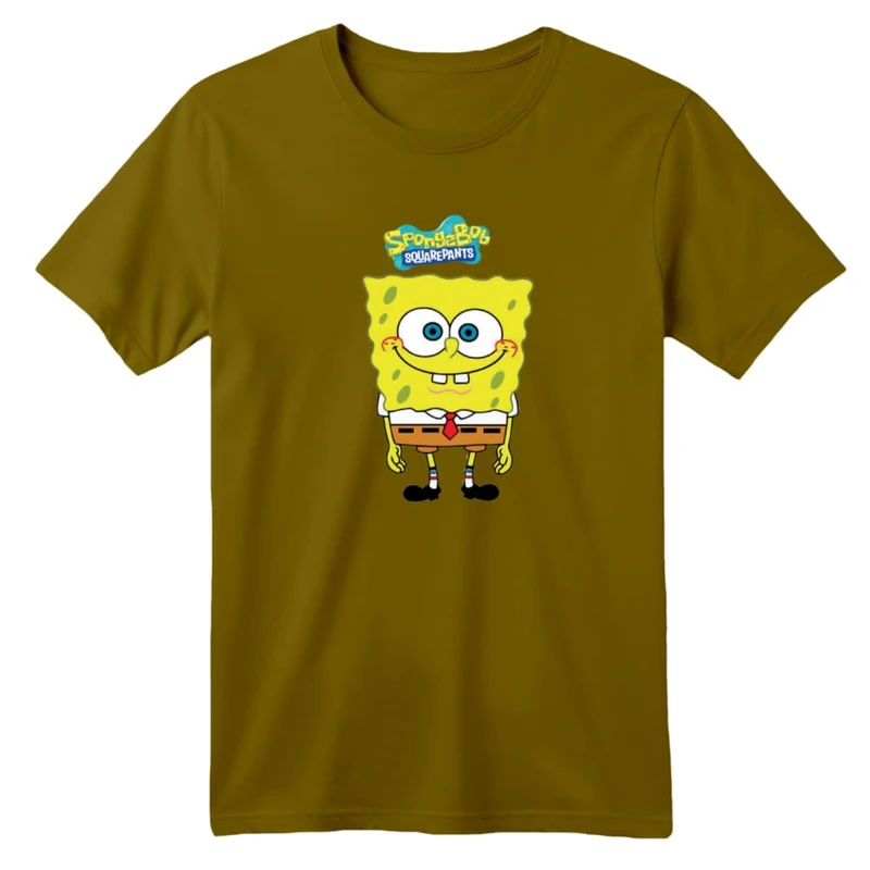 تی شرت آستین کوتاه بچگانه مدل باب اسفنجی