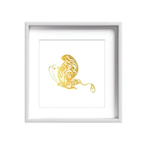 تابلو طلاکوب زرکات طرح پروانه مدل Butterfly