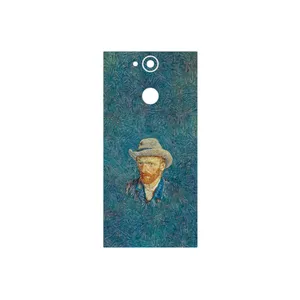 MAHOOT Self portrait with a gray felt hat Cover Sticker for Sony Xperia XA2