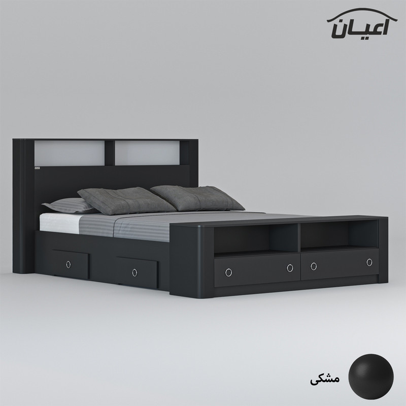 تخت خواب دونفره اعیان مدل FH822 سایز 160x200 سانتی متر