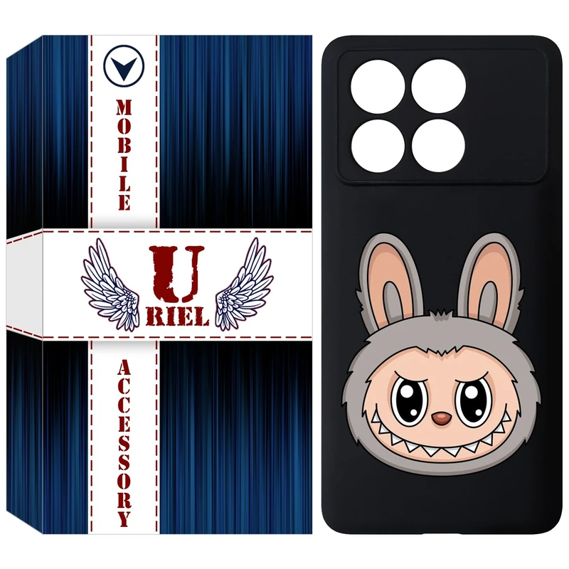 کاور یوریل مدل KSH کد 114 طرح عروسک لبوبو مناسب برای گوشی موبایل شیائومی Poco X6 Pro