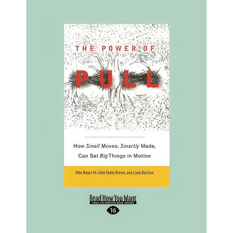 کتاب The Power of Pull اثر John Seely Brown and Lang Davison انتشارات ReadHowYouWant