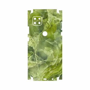MAHOOT Green Crystal Marble-FullSkin Cover Sticker for Motorola MOTO G 5G