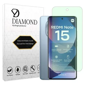 Diamond Hydrogel model anti green Screen Protector for Xiaomi Redmi Note 15 4G mobile phone