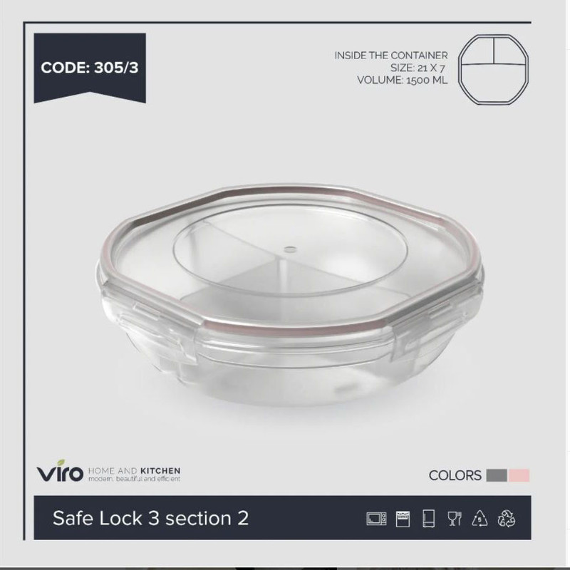 ظرف نگهدارنده ویرو پلاستیک کد 305