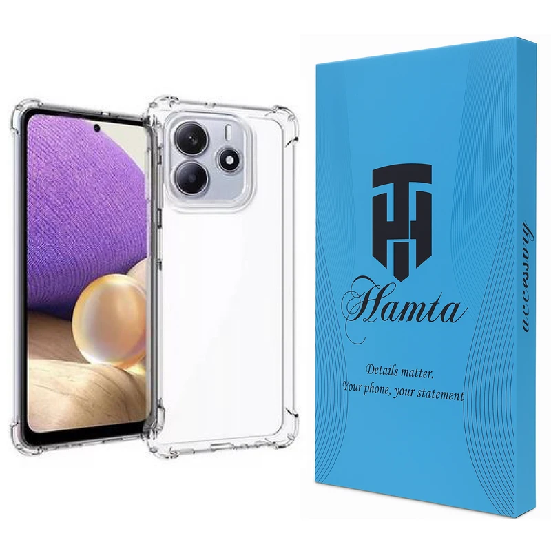 کاور همتا مدل ژله ای بی رنگ مناسب برای گوشی موبایل شیائومی Redmi Note 14 4G