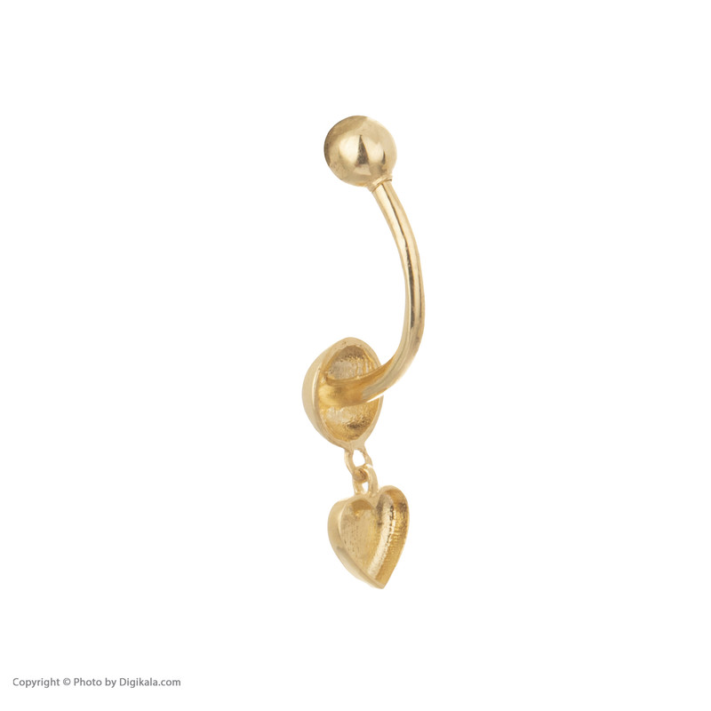 پیرسینگ طلا 18 عیار زنانه مایا ماهک مدل MO0111 طرح قلب