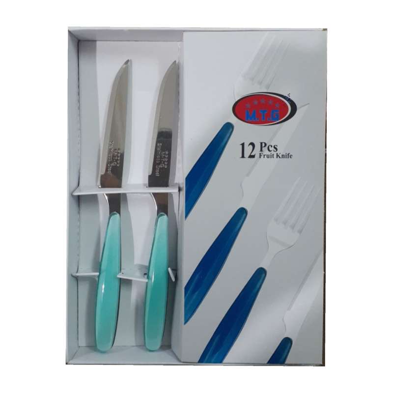 کارد میوه خوری 12 پارچه ام تی جی مدل 1400k