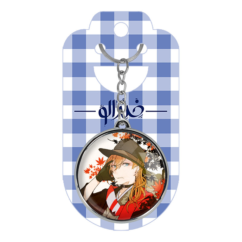 جاکلیدی خندالو طرح دازای و چویا انیمه سگ های ولگرد بانگو مدل دوطرفه کد A168 جاکلیدی خندالو طرح دازای و چویا انیمه سگ های ولگرد بانگو مدل دوطرفه کد A168