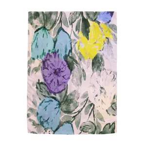 شال زنانه مدل گل آبرنگی کد SH23