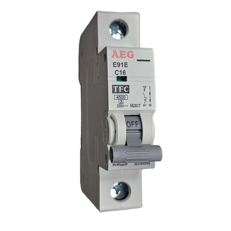 فیوز مینیاتوری تک فاز 16 آمپر آ ا گ مدل C16-4500