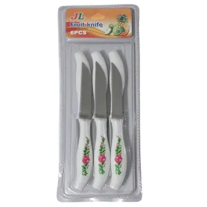کارد میوه خوری جی ال مدل flower6 بسته 6 عددی