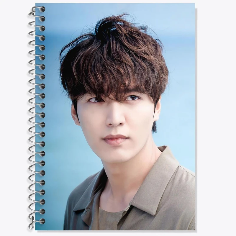 دفتر زبان 50 برگ خندالو مدل دو خط طرح لی مین هو Lee min ho کد 20904